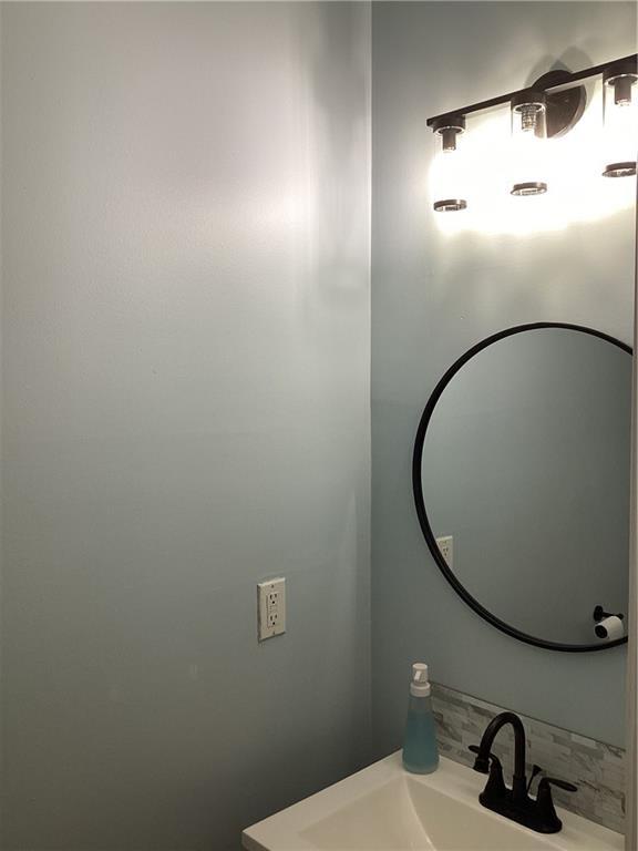 bathroom with a sink