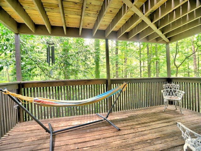 2210 Cumberland Ct SE, Smyrna, GA 30080 - view of wooden terrace