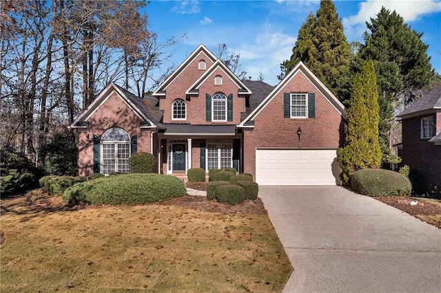 front facade featuring a garage