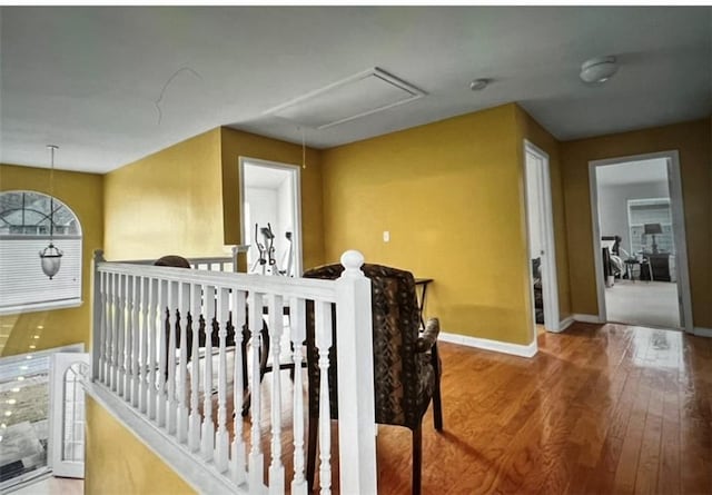 interior space featuring hardwood / wood-style flooring