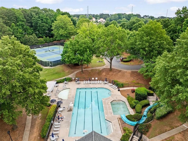 10000 Groomsbridge Rd, Johns Creek, GA 30022 - community pool featuring a community hot tub