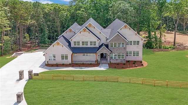 3903 Indian Shoals Rd SE, Bethlehem, GA 30620 - craftsman house with driveway and a wooded view