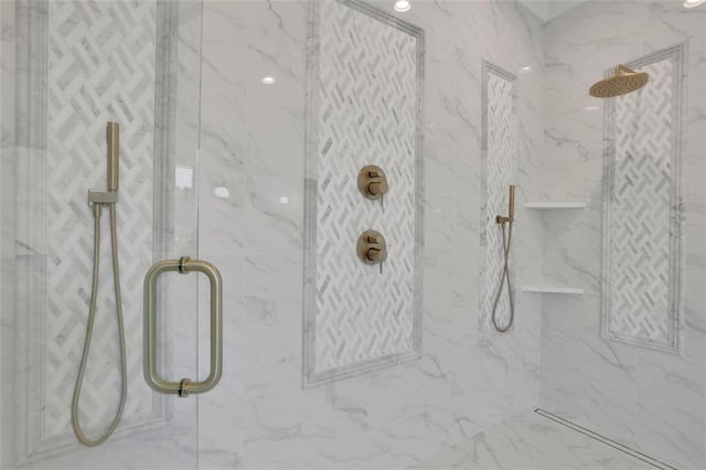 3903 Indian Shoals Rd SE, Bethlehem, GA 30620 - full bath with a marble finish shower