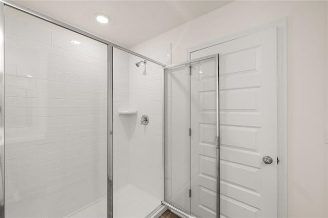 1159 Blue Juniper Cir, Loganville, GA 30052 - full bath with a shower stall and recessed lighting