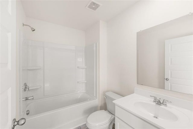 1159 Blue Juniper Cir, Loganville, GA 30052 - full bathroom with vanity, toilet, and shower / bathtub combination