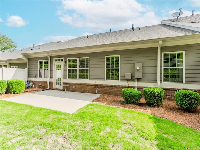 1555 Water Vista Ct Unit 4102, Cumming, GA 30041 - rear view of house featuring a patio and brick siding