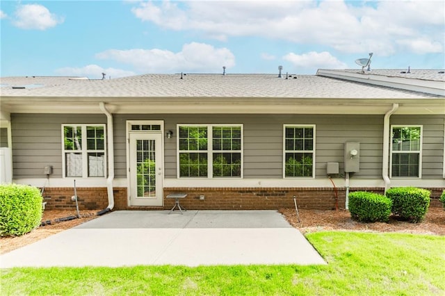 1555 Water Vista Ct Unit 4102, Cumming, GA 30041 - rear view of property with a patio and a yard