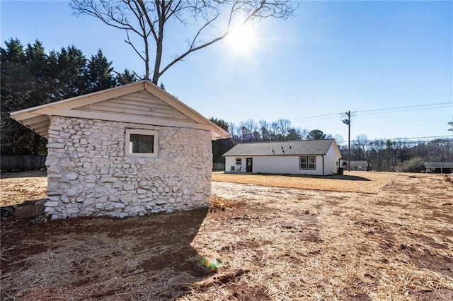 back of property featuring a patio area