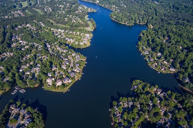 view of property location with a large body of water