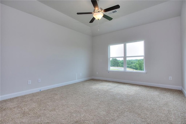 111 Ginger Trl, Homer, GA 30547 - empty room with baseboards, carpet floors, and a ceiling fan