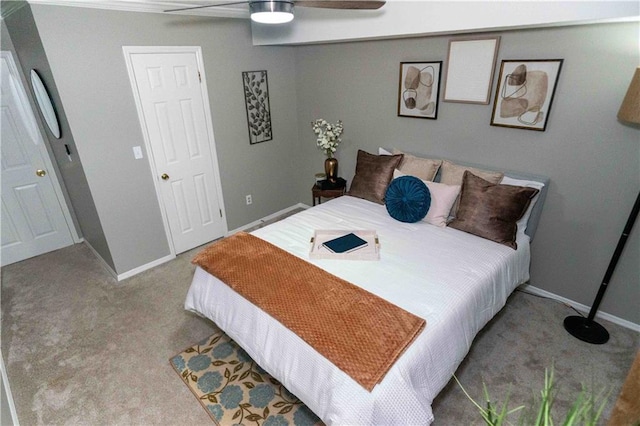 2706 Suwanee Way SE Unit 12, Marietta, GA 30067 - bedroom featuring carpet floors, baseboards, and a ceiling fan