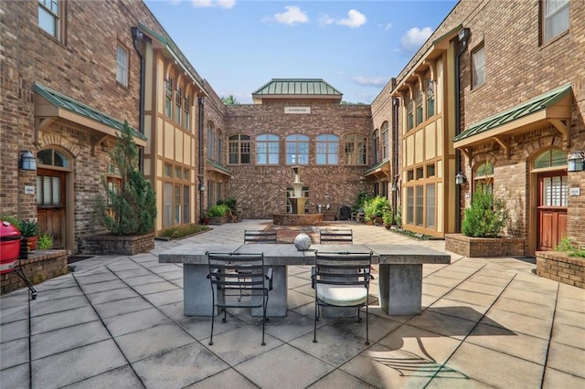 view of patio / terrace with outdoor dining space