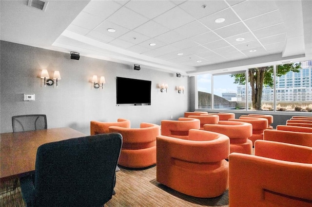 860 Peachtree St NE Unit 909, Atlanta, GA 30308 - building lobby featuring a paneled ceiling