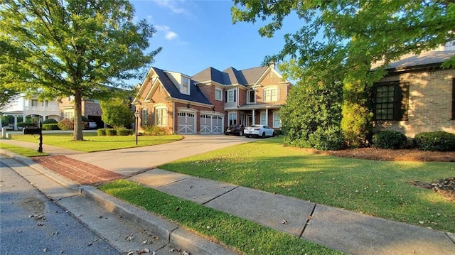 3450 Camellia Ln, Suwanee, GA 30024 - view of front of home featuring a garage, driveway, and a front yard