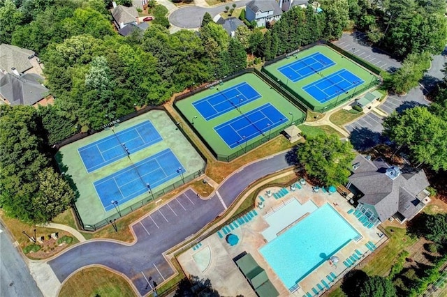 1595 Chadberry Way, Lawrenceville, GA 30043 - view of property location with a pool area