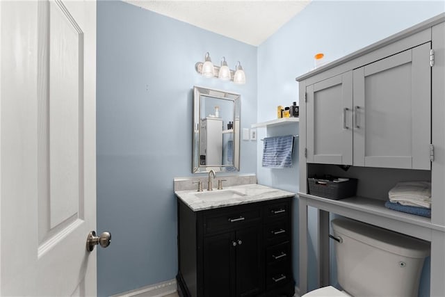 165 Grant Ford Dr, Dawsonville, GA 30534 - half bath featuring toilet and vanity