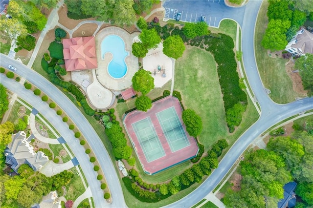 aerial view
