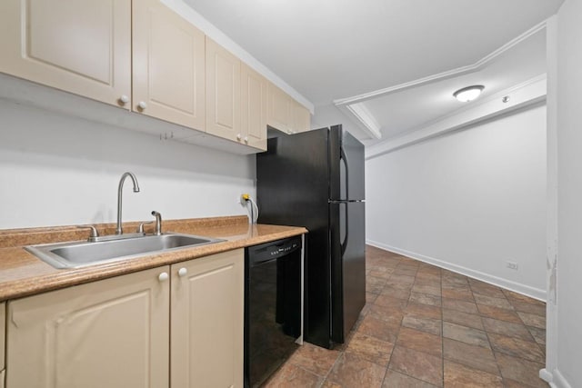 1501 Clairmont Rd Unit 223, Decatur, GA 30033 - kitchen with sink and black appliances