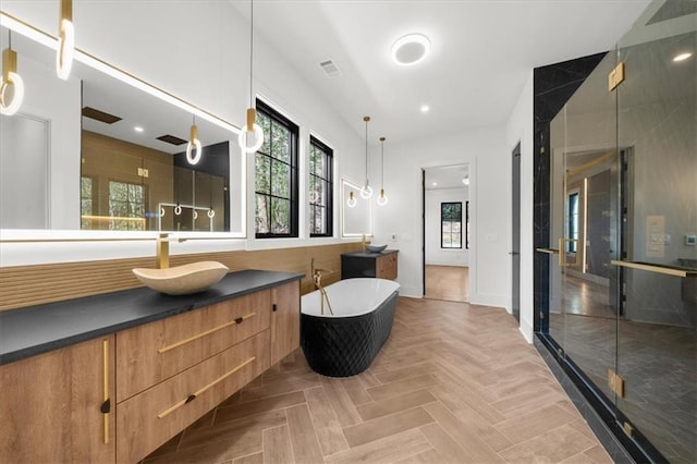mudroom with marble finish floor