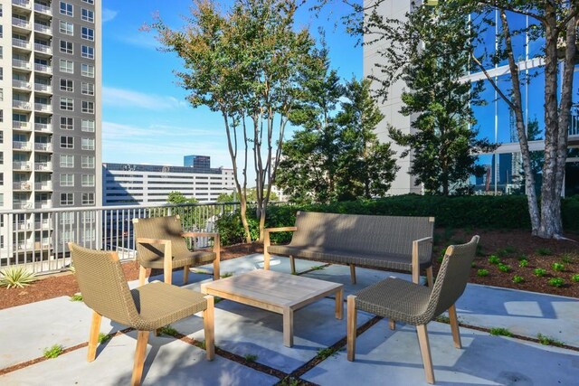 950 W Peachtree St NW Unit 904, Atlanta, GA 30309 - view of patio with an outdoor hangout area
