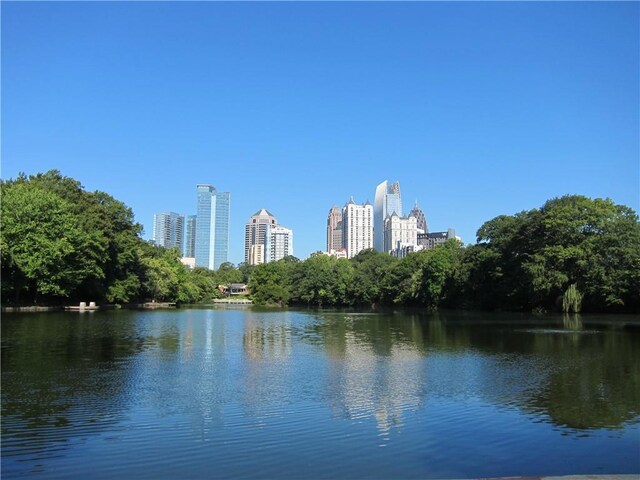 950 W Peachtree St NW Unit 904, Atlanta, GA 30309 - water view featuring city skyline
