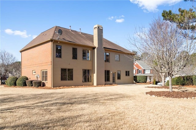 view of back of property