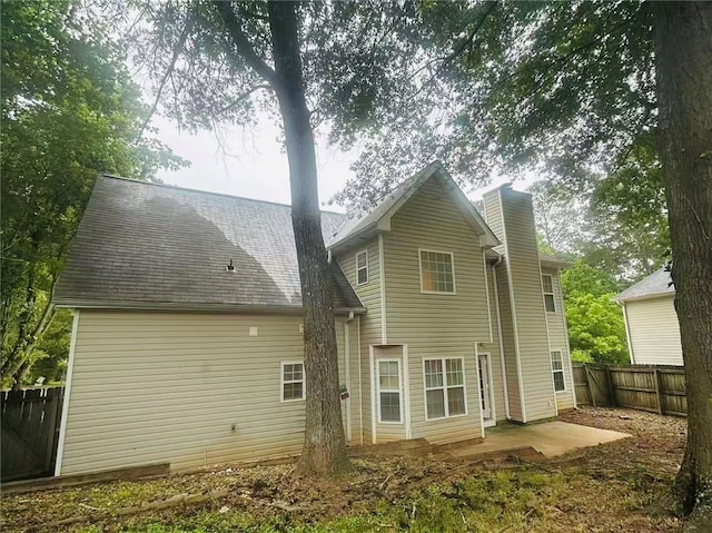 108 Northcutt Station Pl, Acworth, GA 30101 - rear view of house featuring a patio area and a chimney