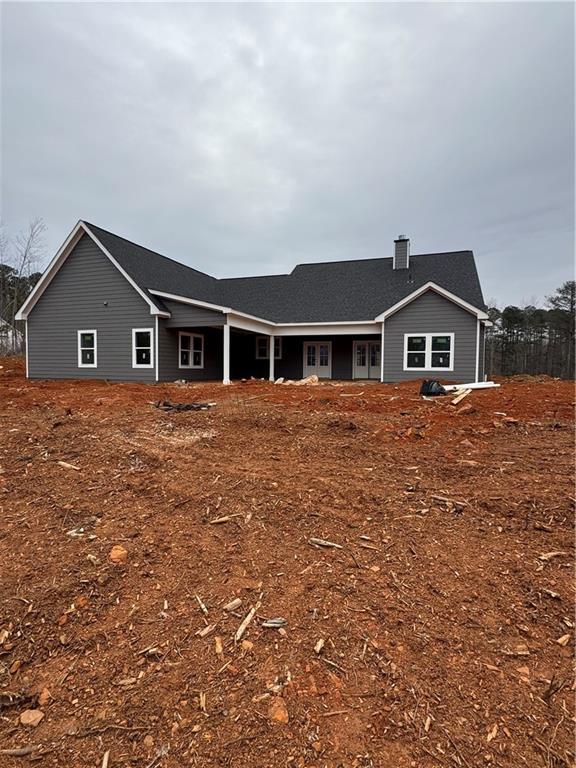 view of rear view of property