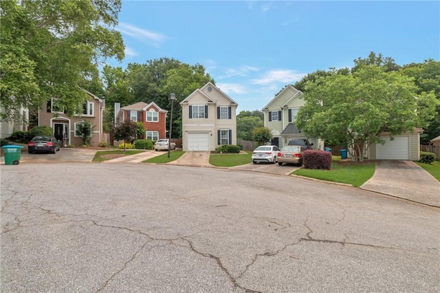 3984 Oak Glenn Dr, Duluth, GA 30096 - view of front of home with driveway, a garage, and a residential view