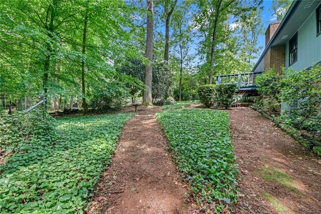4856 Rock Haven Dr, Lilburn, GA 30047 - view of yard