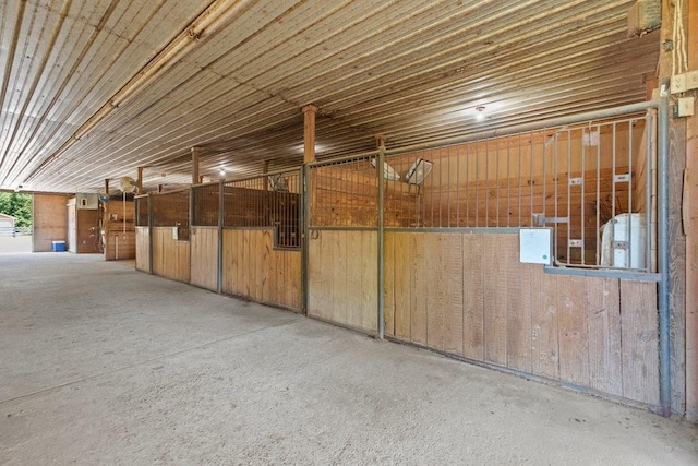 view of horse barn