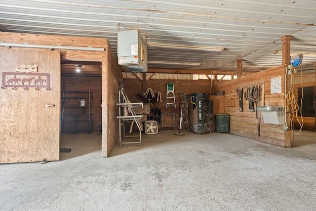 view of horse barn