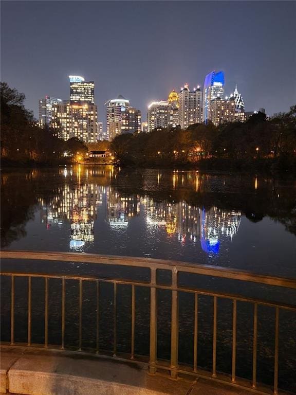 145 15th St NE Unit 204, Atlanta, GA 30309 - property view of water featuring a view of city lights