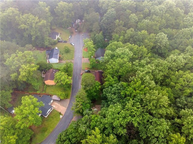 1822 Oriole Trl, Lithia Springs, GA 30122 - aerial view of property's location featuring a heavily wooded area