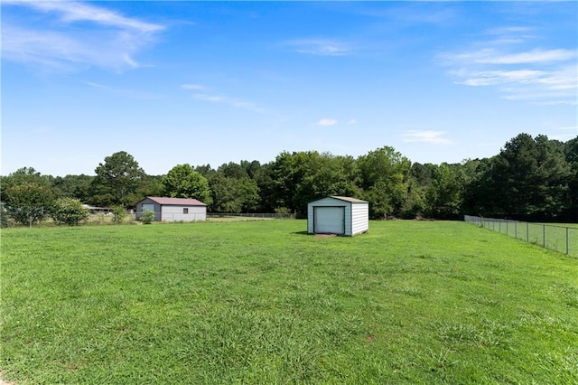 518 W Nance Springs Rd, Resaca, GA 30735 - view of yard featuring a storage shed and a detached garage