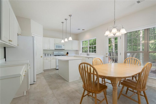4321 Sugar Maple Chase NW, Acworth, GA 30101 - dining room with a chandelier