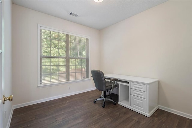 4321 Sugar Maple Chase NW, Acworth, GA 30101 - office space with plenty of natural light, dark wood-type flooring, and baseboards