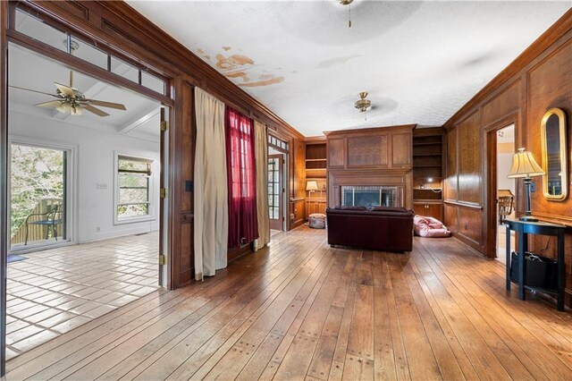 6048 Kings Mountain Way, Tucker, GA 30087 - living room featuring hardwood / wood-style floors and a ceiling fan