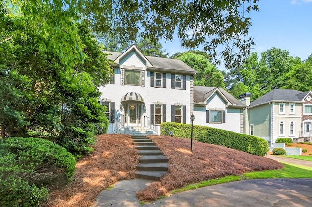 3185 Country Club Ct NW, Kennesaw, GA 30144 - colonial house with stucco siding