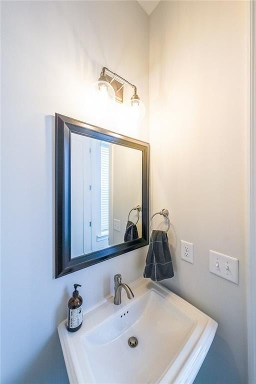 bathroom with a sink