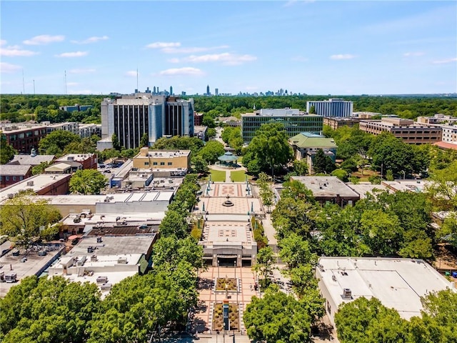 aerial view featuring a view of city