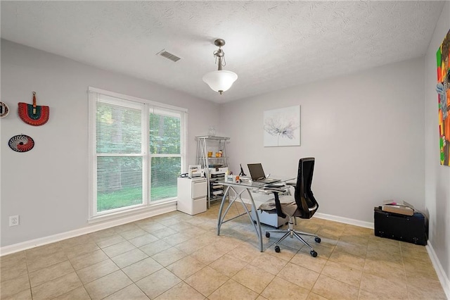 1328 Hidden Hills Pkwy, Stone Mountain, GA 30088 - office space with light tile patterned floors and a textured ceiling