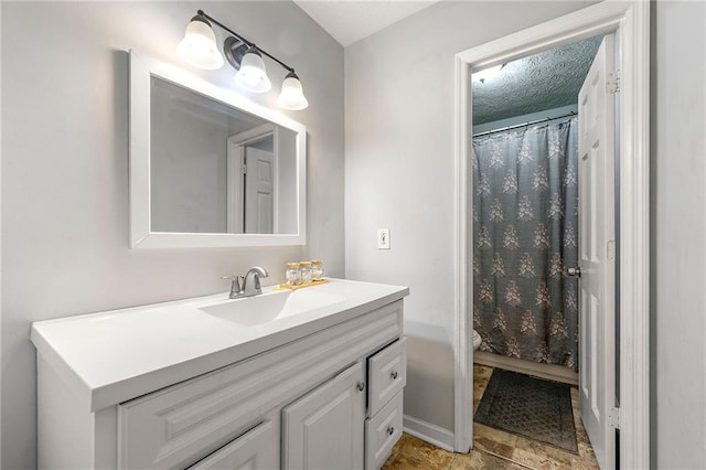 1328 Hidden Hills Pkwy, Stone Mountain, GA 30088 - bathroom featuring vanity and curtained shower