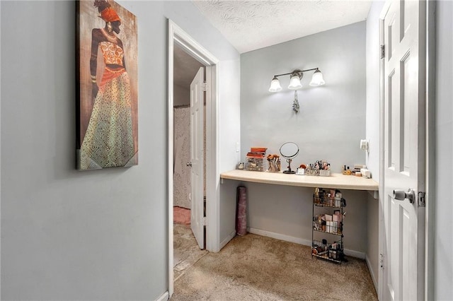 1328 Hidden Hills Pkwy, Stone Mountain, GA 30088 - hall with carpet flooring and baseboards