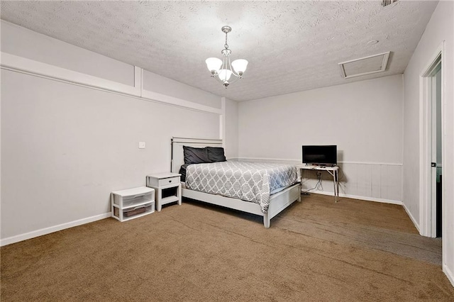 1328 Hidden Hills Pkwy, Stone Mountain, GA 30088 - bedroom featuring a textured ceiling, carpet floors, and attic access