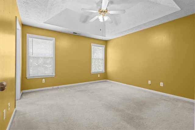 305 Hickory Pointe Ct, Villa Rica, GA 30180 - carpeted spare room with a textured ceiling, plenty of natural light, and a ceiling fan