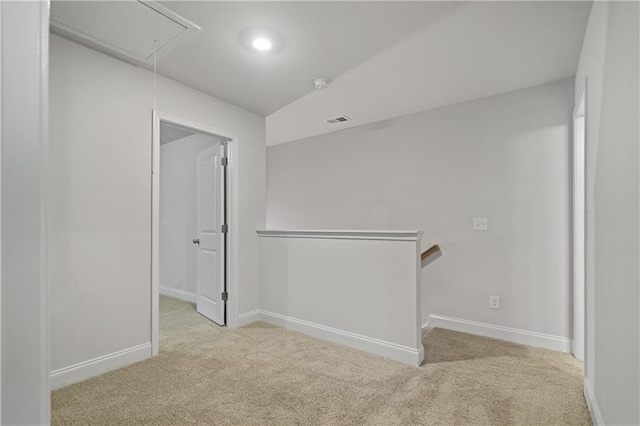 61 Castlemoor Loop, Adairsville, GA 30103 - carpeted empty room featuring visible vents, attic access, and baseboards