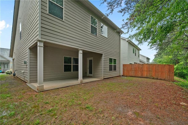 61 Castlemoor Loop, Adairsville, GA 30103 - rear view of property featuring fence and a patio