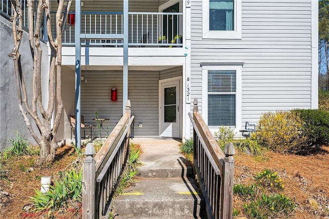 view of entrance to property