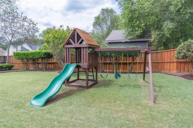 220 Chandler Ct, Sugar Hill, GA 30518 - view of play area featuring a fenced backyard